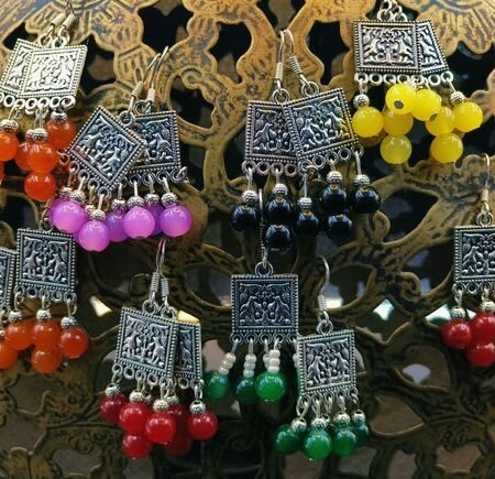 Multi Colour Earrings