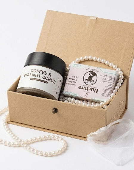 Radiant Glow and Grace Hamper | Natural Skincare & Pearl Jewellery Gift Set Every Purchase Makes a Difference